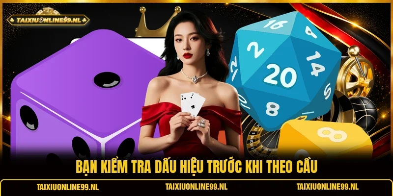Bạn kiểm tra dấu hiệu trước khi theo cầu