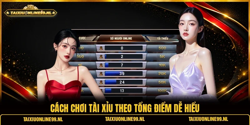 Cách chơi tài xỉu theo tổng điểm dễ hiểu