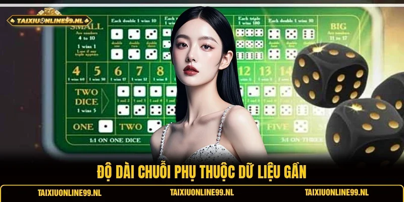 Độ dài chuỗi phụ thuộc dữ liệu gần