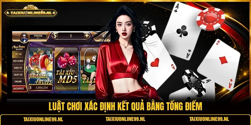 Luật chơi xác định kết quả bằng tổng điểm