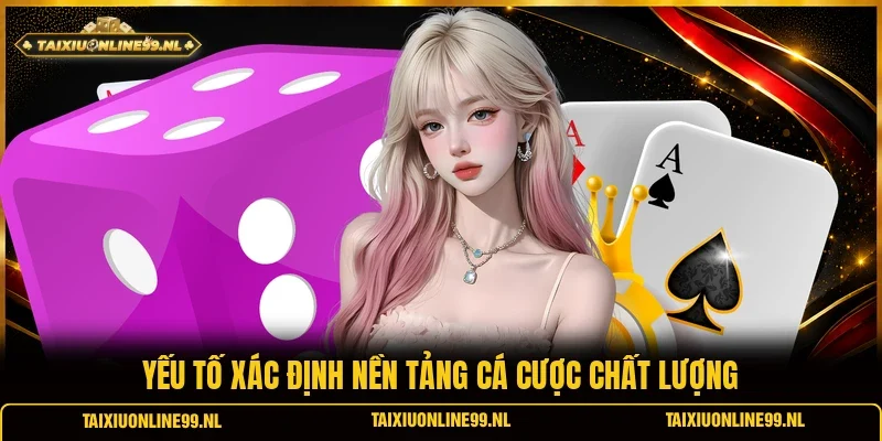 Yếu tố xác định nền tảng cá cược chất lượng